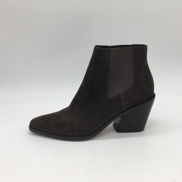Rag & Bone Boots RAZOR CHELSEA BOOTIE in Slate SUEDE Booties size 9 - Picture 7 of 9